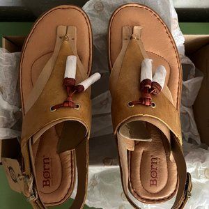 Women's Born Leather St Joe Sandals size 9 New in Box